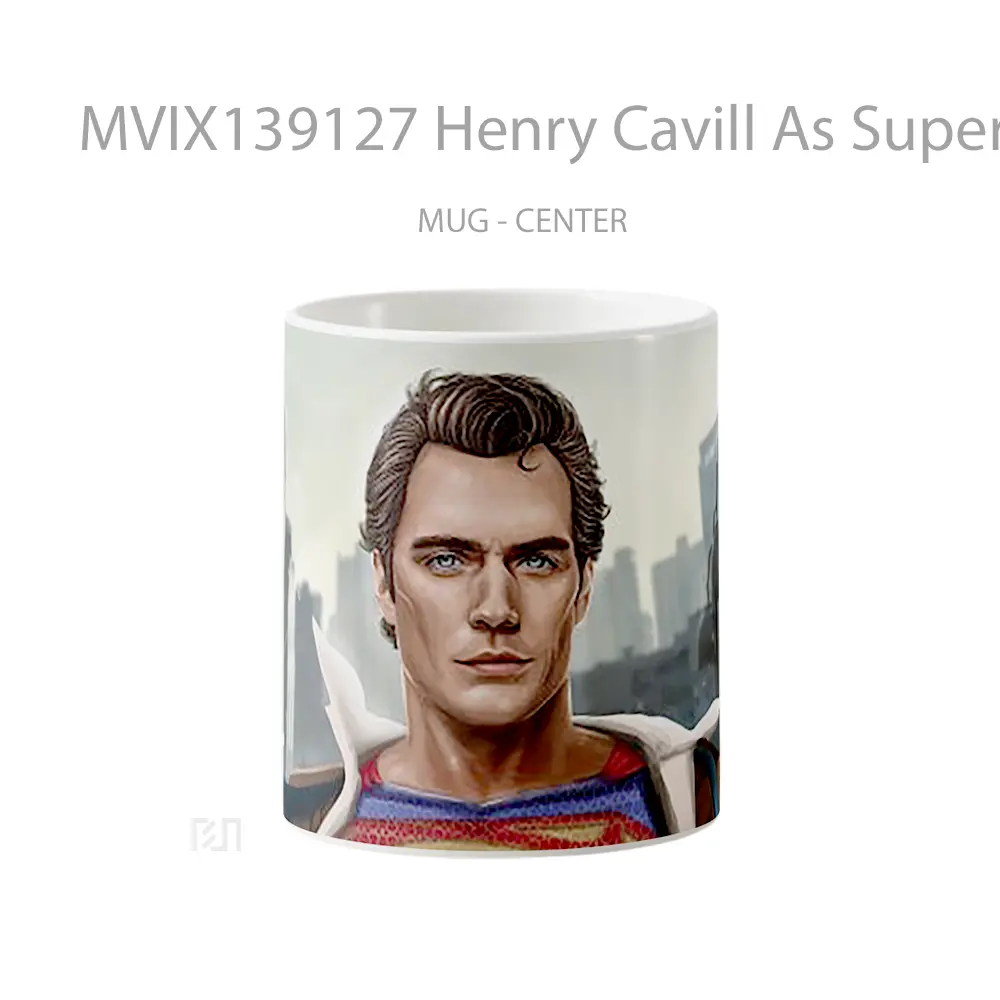 Mug Henry Cavill As Superman 2020 Fanart Gelas Superhero
