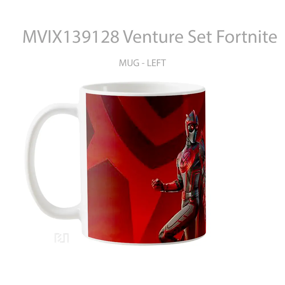 Mug Venture Set Fortnite Cangkir Gamer - All-side / Desain