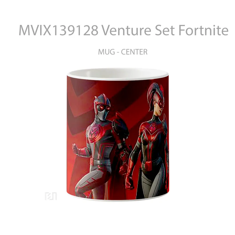 Mug Keramik Premium SNI - Mug Venture Set Fortnite Cangkir Gamer