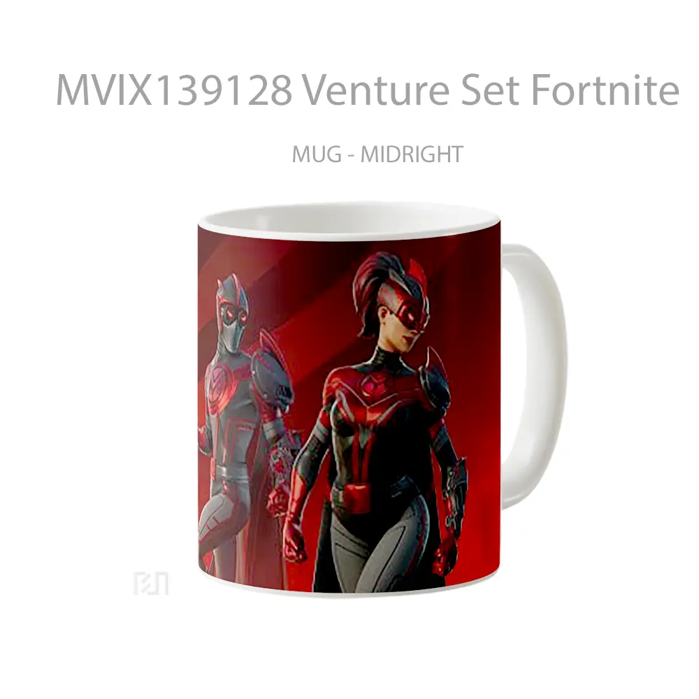 Mug Venture Set Fortnite Cangkir Gamer - All-side / Desain