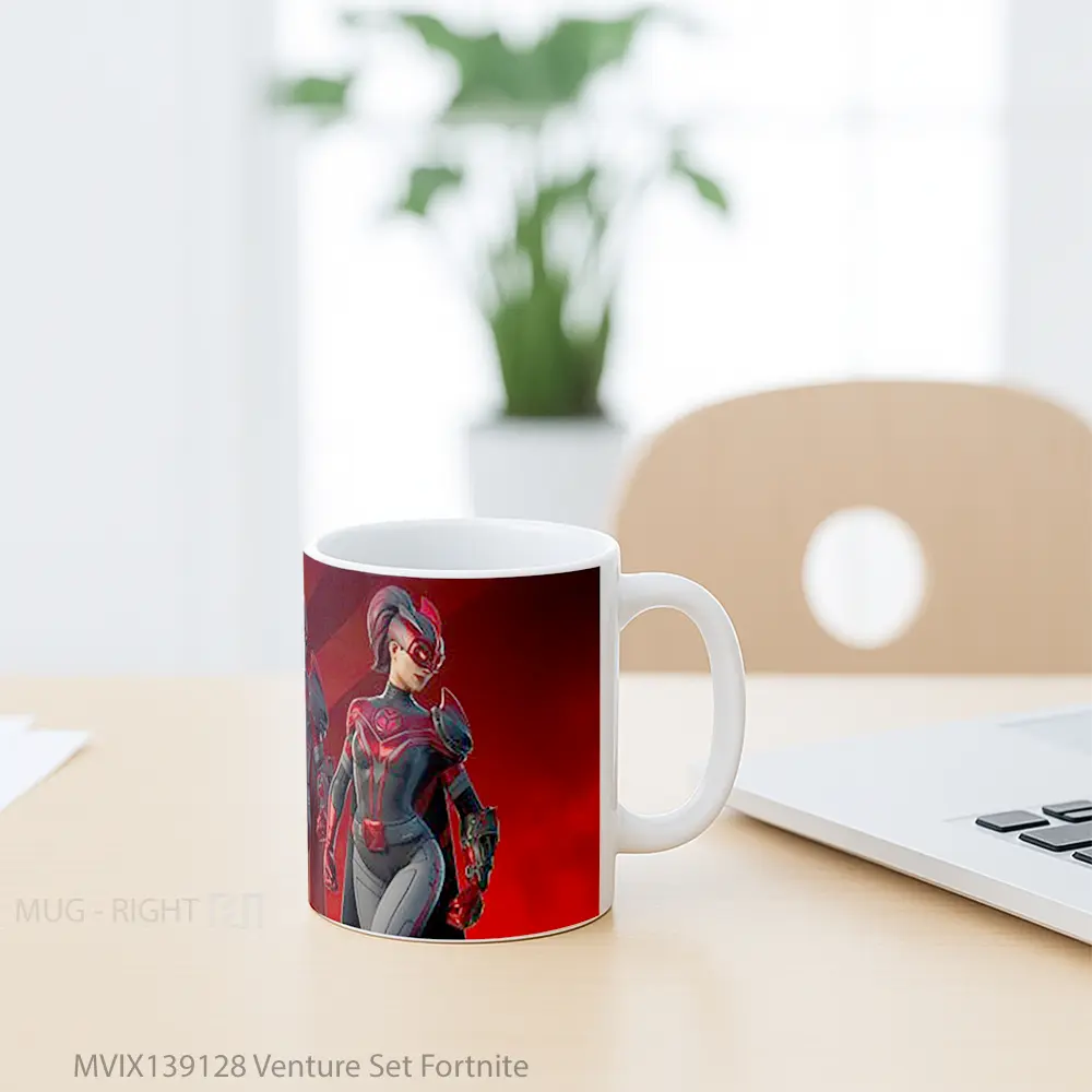 Mug Venture Set Fortnite Cangkir Gamer - All-side / Desain