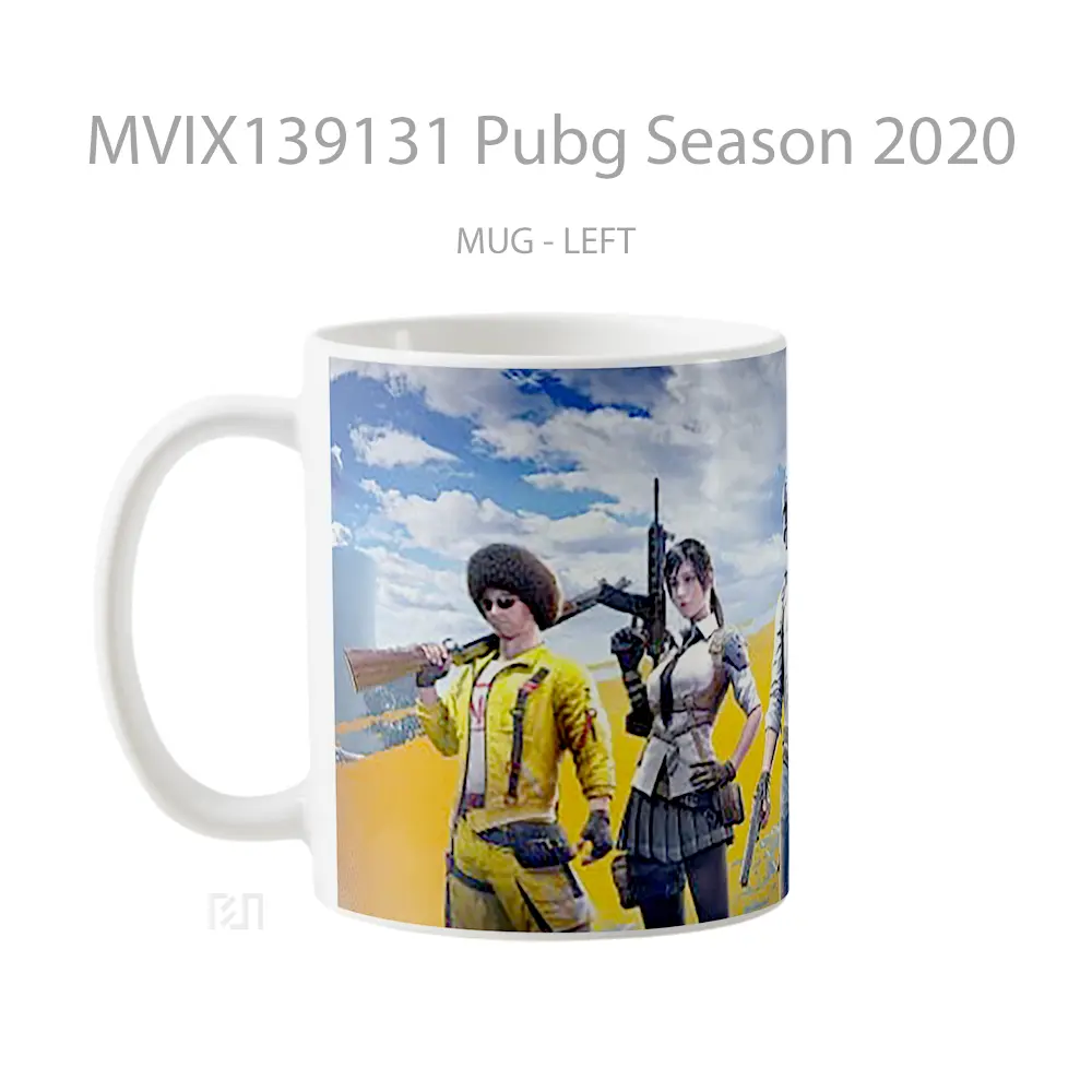Mug Pubg Season 2020 Cangkir Gamer - All-side / Desain