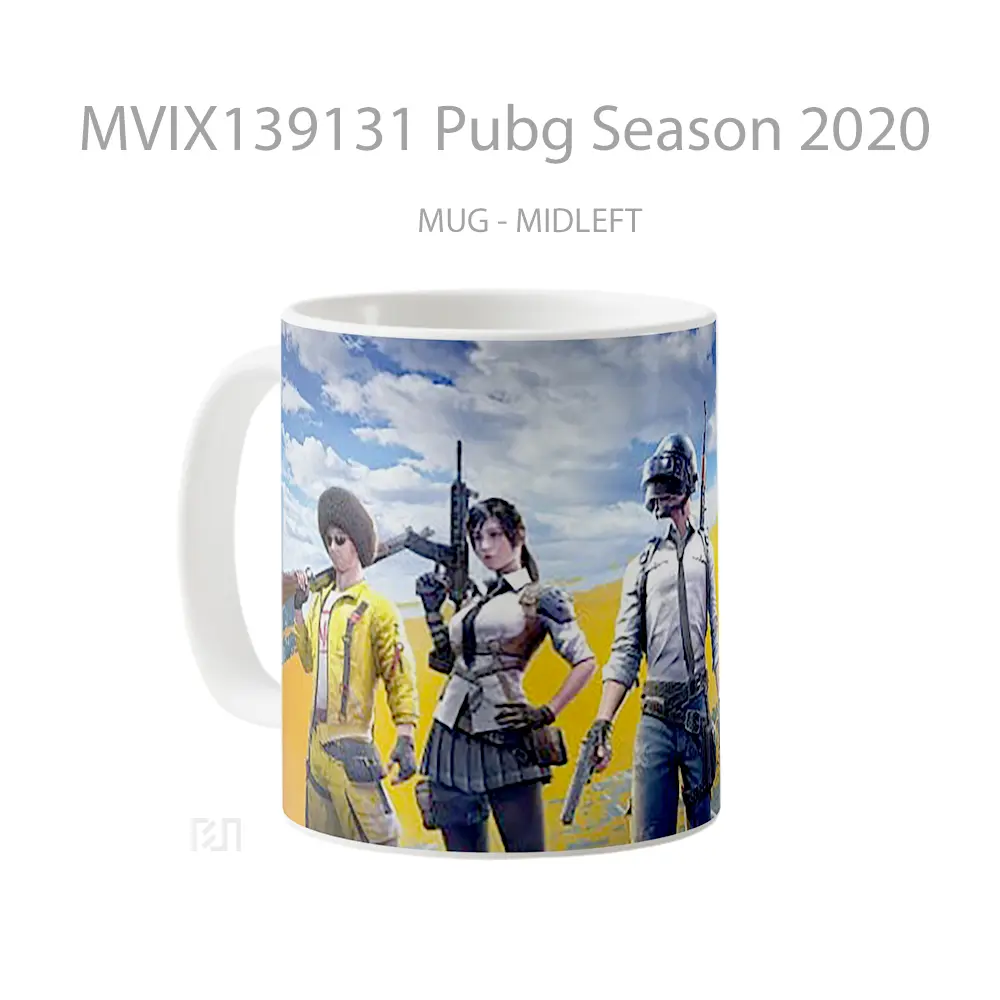 Mug Pubg Season 2020 Cangkir Gamer - All-side / Desain