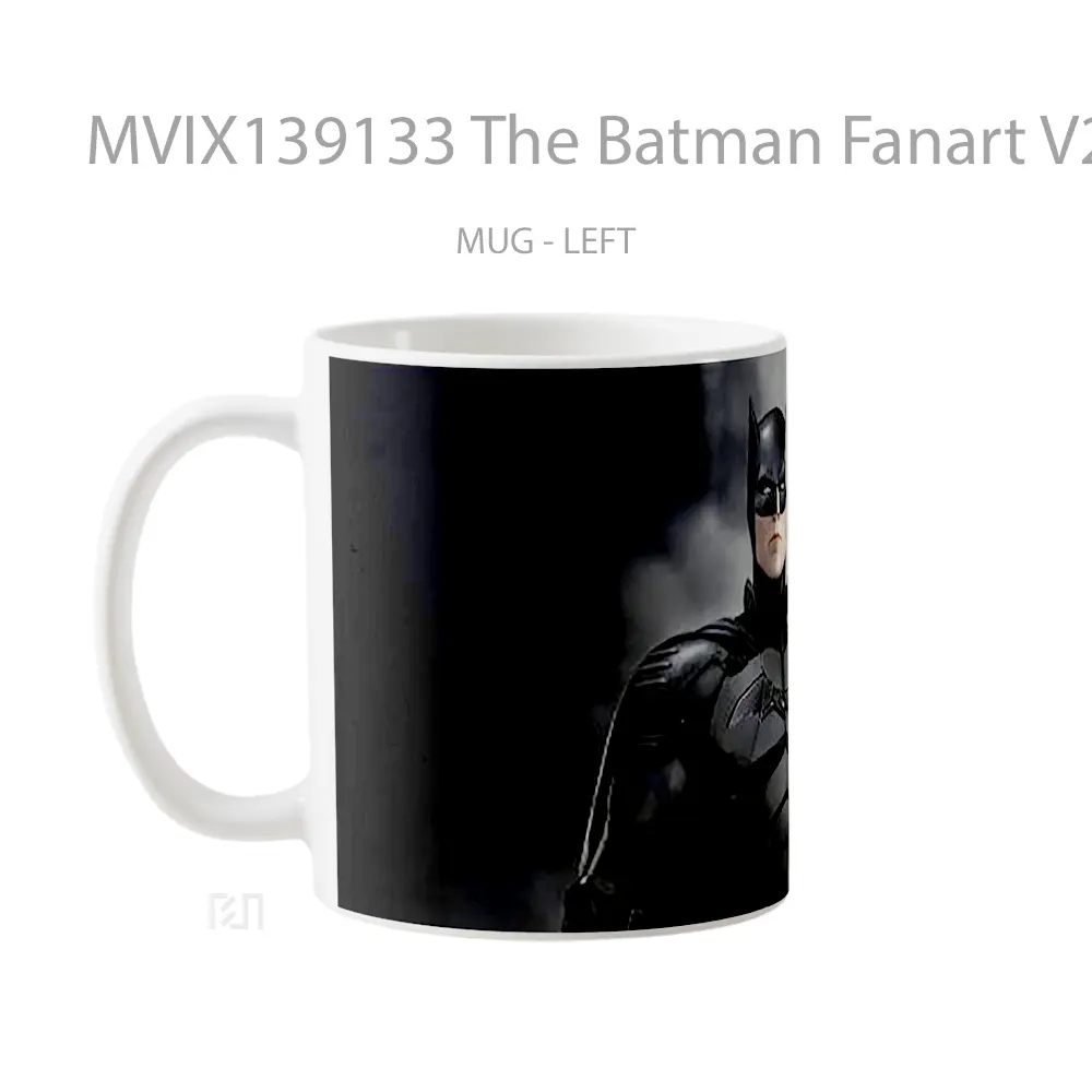 Mug The Batman Fanart V2 Gelas Superhero - All-side / Desain
