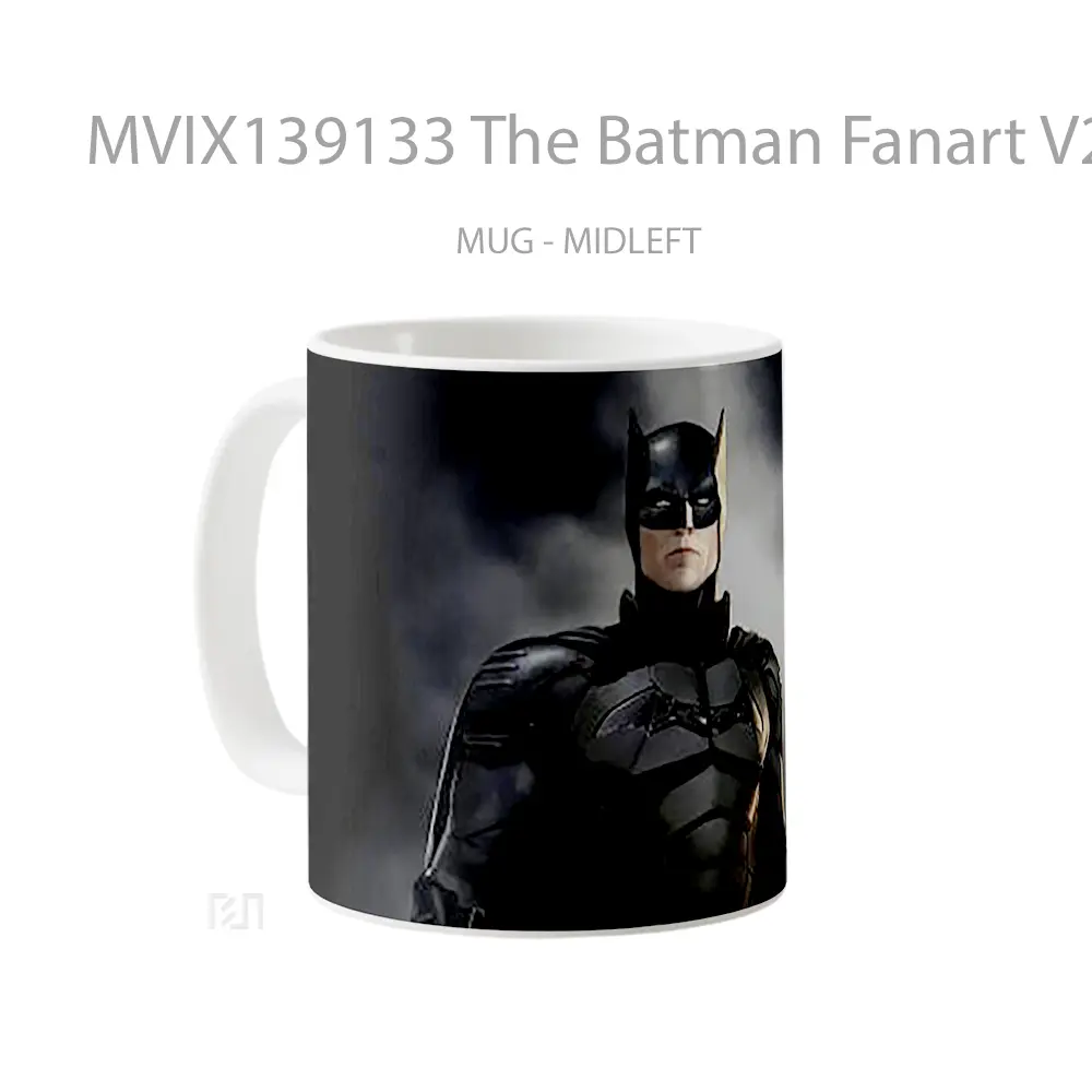Mug The Batman Fanart V2 Gelas Superhero - All-side / Desain