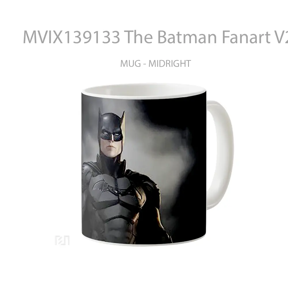 Mug The Batman Fanart V2 Gelas Superhero - All-side / Desain