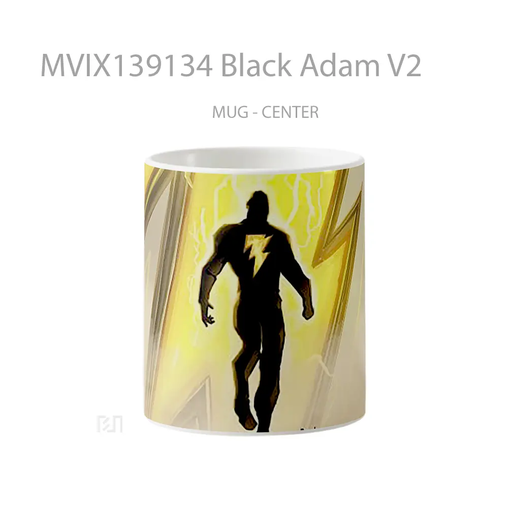 Mug Black Adam V2 Gelas Keramik Unik