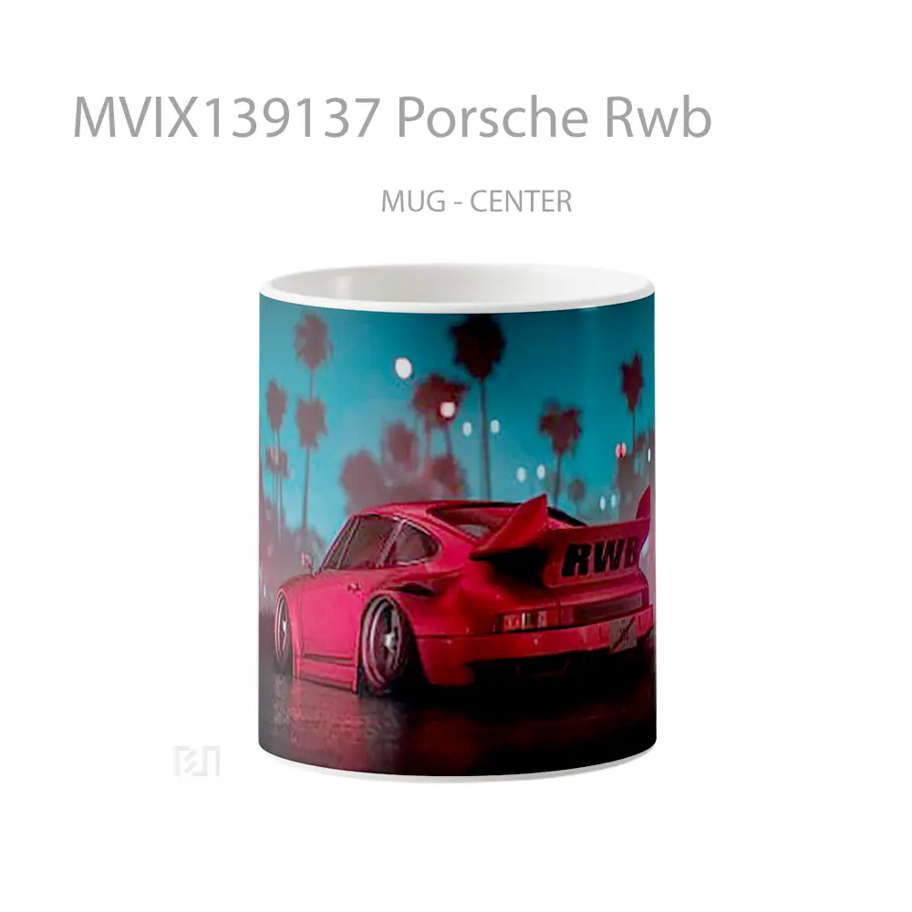Mug Porsche Rwb Cangkir Mobil