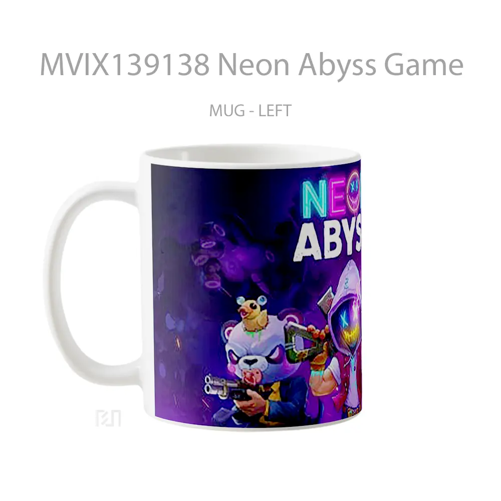 Mug Neon Abyss Game Cangkir Gamer - All-side / Desain