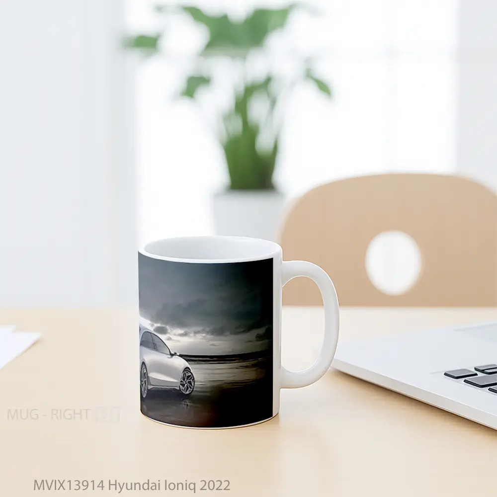 Mug Hyundai Ioniq 2022 Cangkir Mobil - All-side / Desain