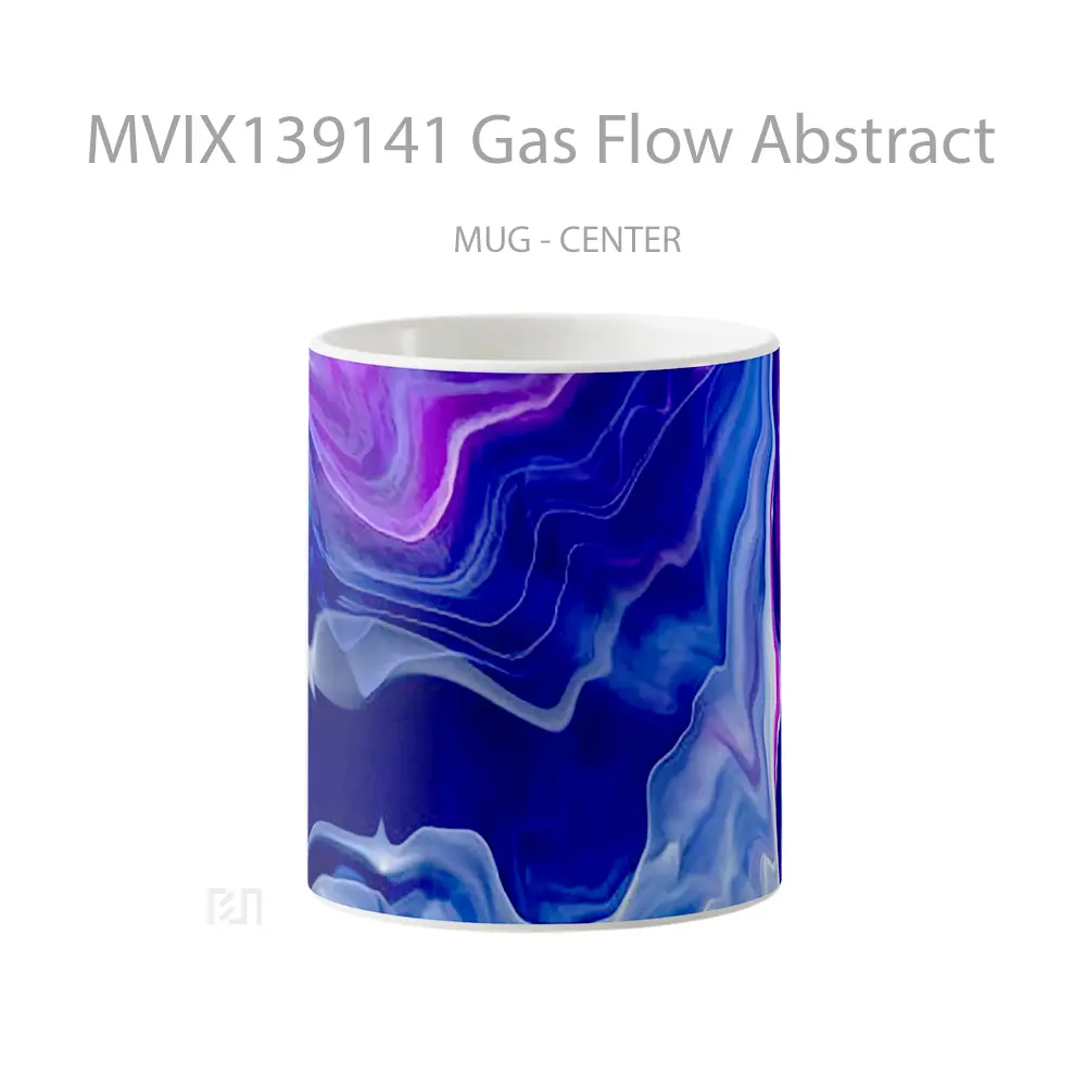 Mug Gas Flow Abstract Gelas Seni Modern