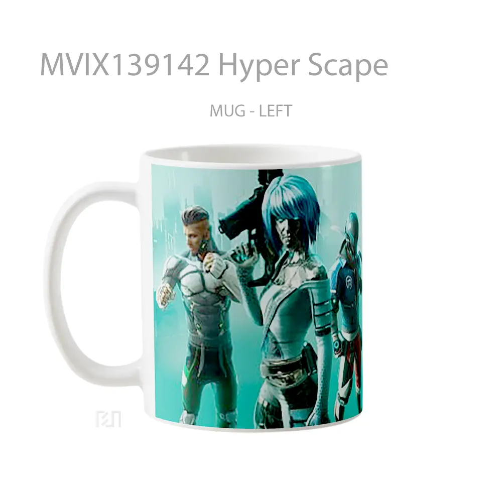 Mug Hyper Scape Gelas Keramik Unik - All-side / Desain
