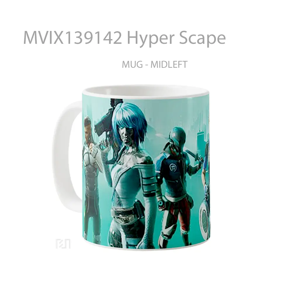 Mug Hyper Scape Gelas Keramik Unik - All-side / Desain