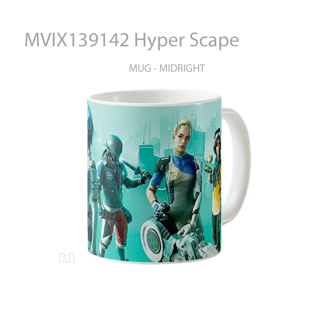 Mug Hyper Scape Gelas Keramik Unik - All-side / Desain