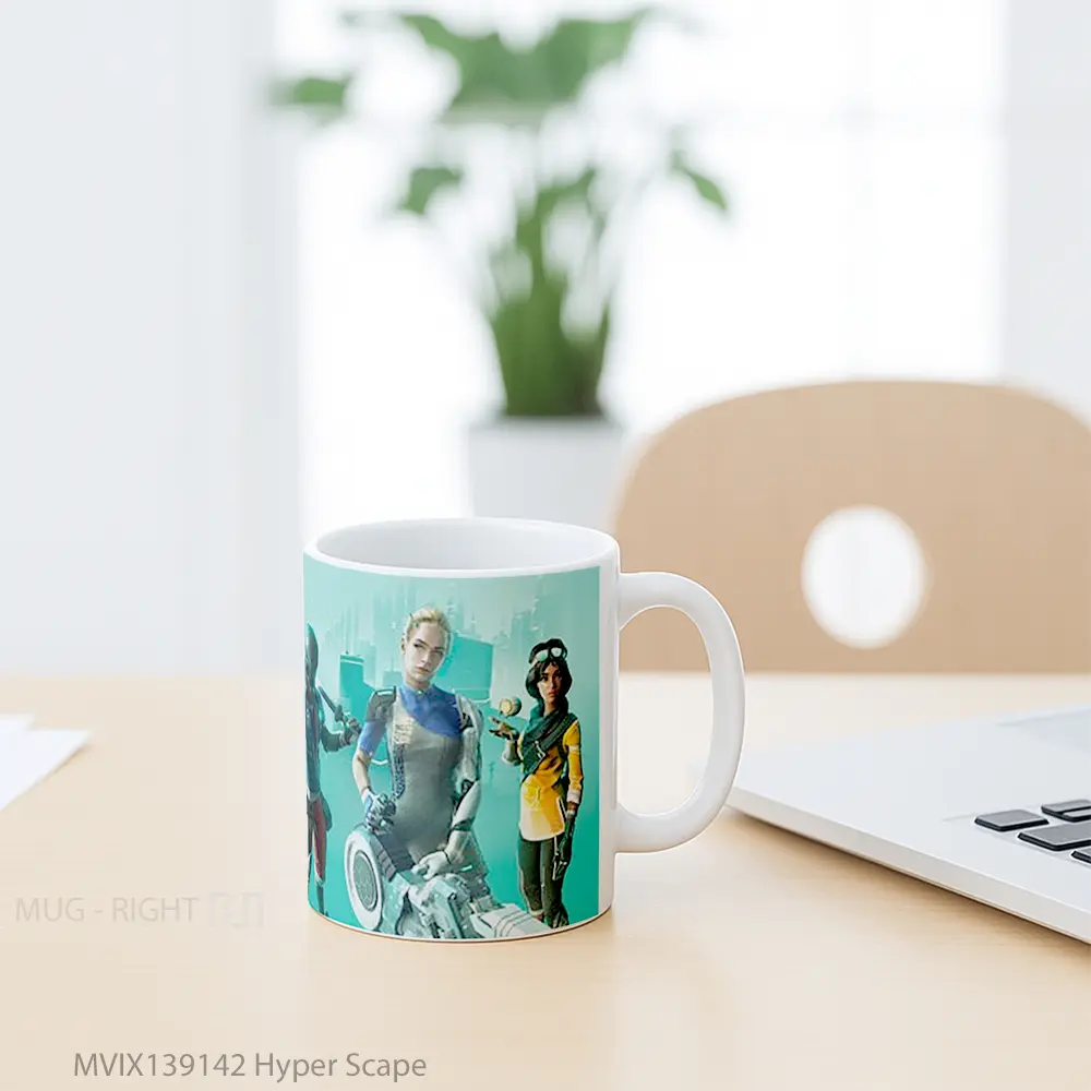 Mug Hyper Scape Gelas Keramik Unik - All-side / Desain