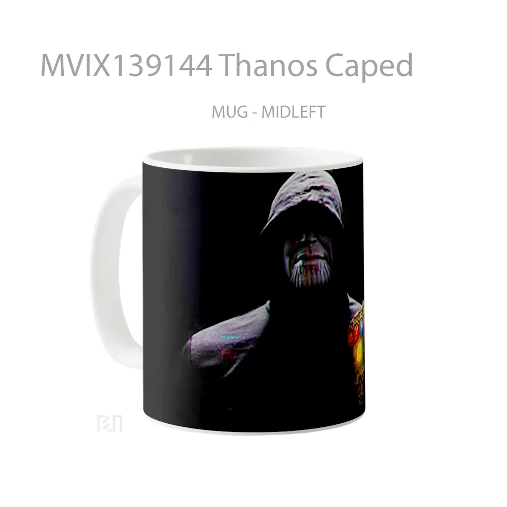 Mug Thanos Caped Gelas Keramik Unik - All-side / Desain
