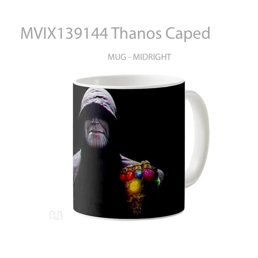 Mug Thanos Caped Gelas Keramik Unik - All-side / Desain