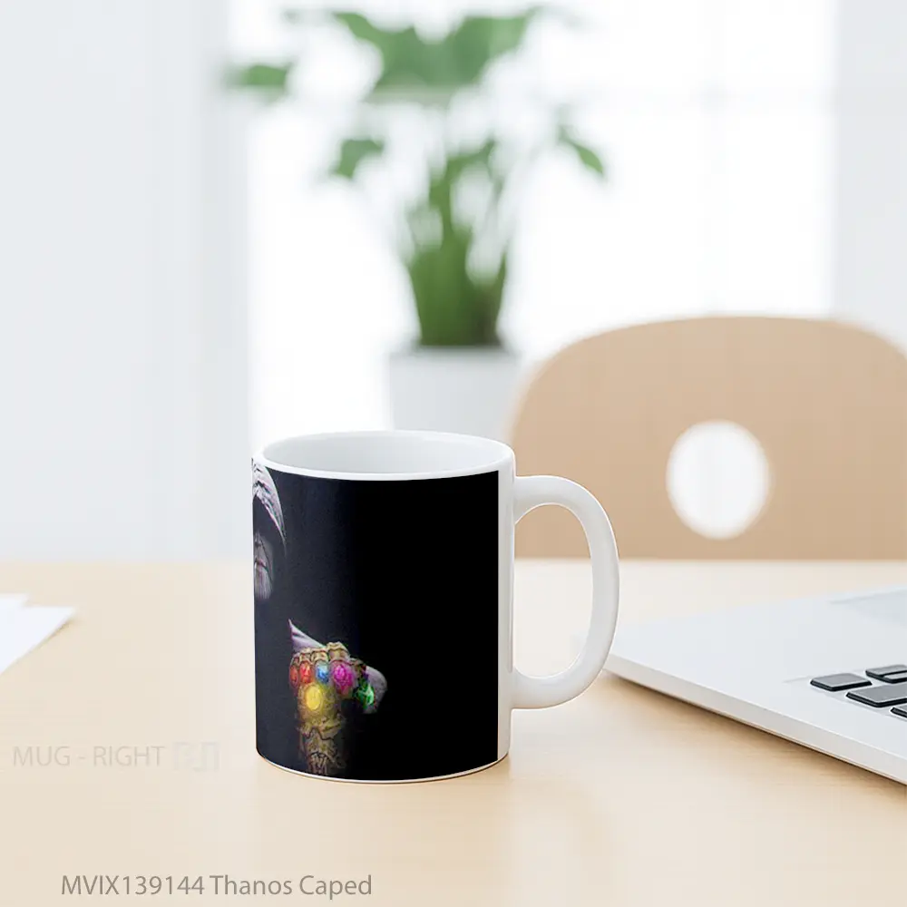 Mug Thanos Caped Gelas Keramik Unik - All-side / Desain