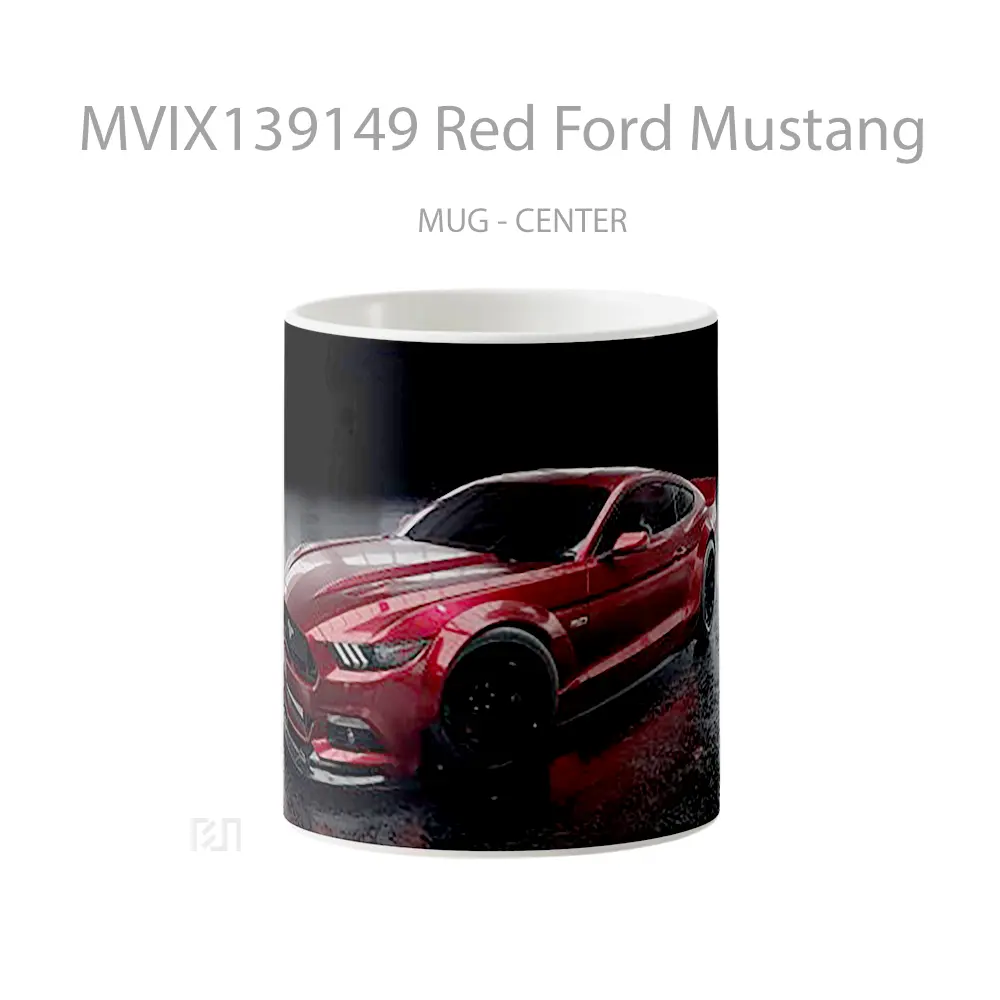 Mug Red Ford Mustang Cangkir Mobil