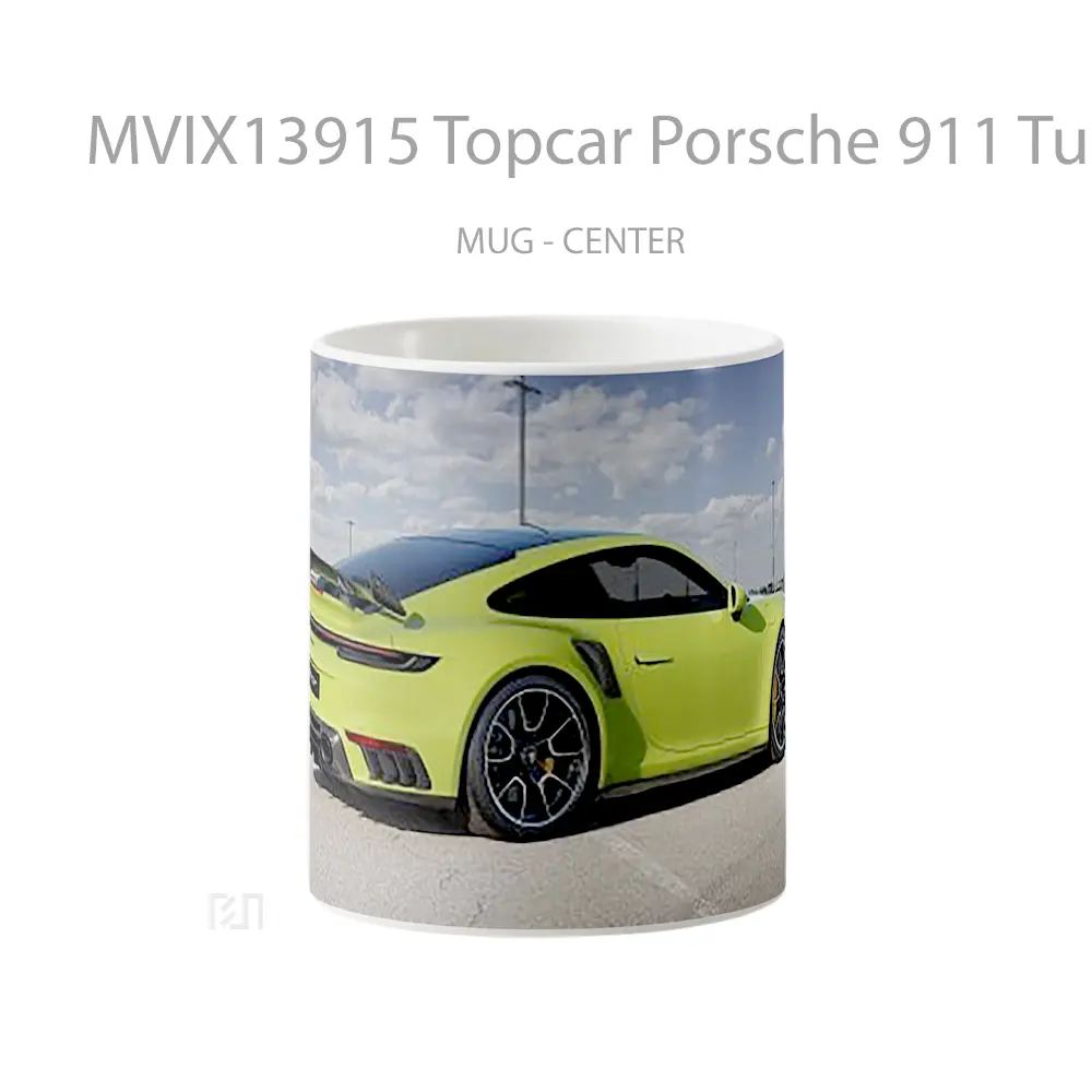 Mug Topcar Porsche 911 Turbo S Stinger Cangkir Mobil