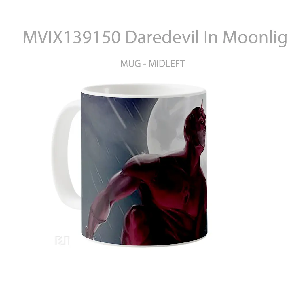 Mug Daredevil In Moonlight Gelas Superhero - All-side / Desain