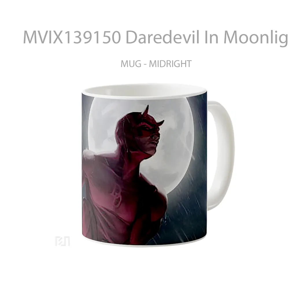 Mug Daredevil In Moonlight Gelas Superhero - All-side / Desain