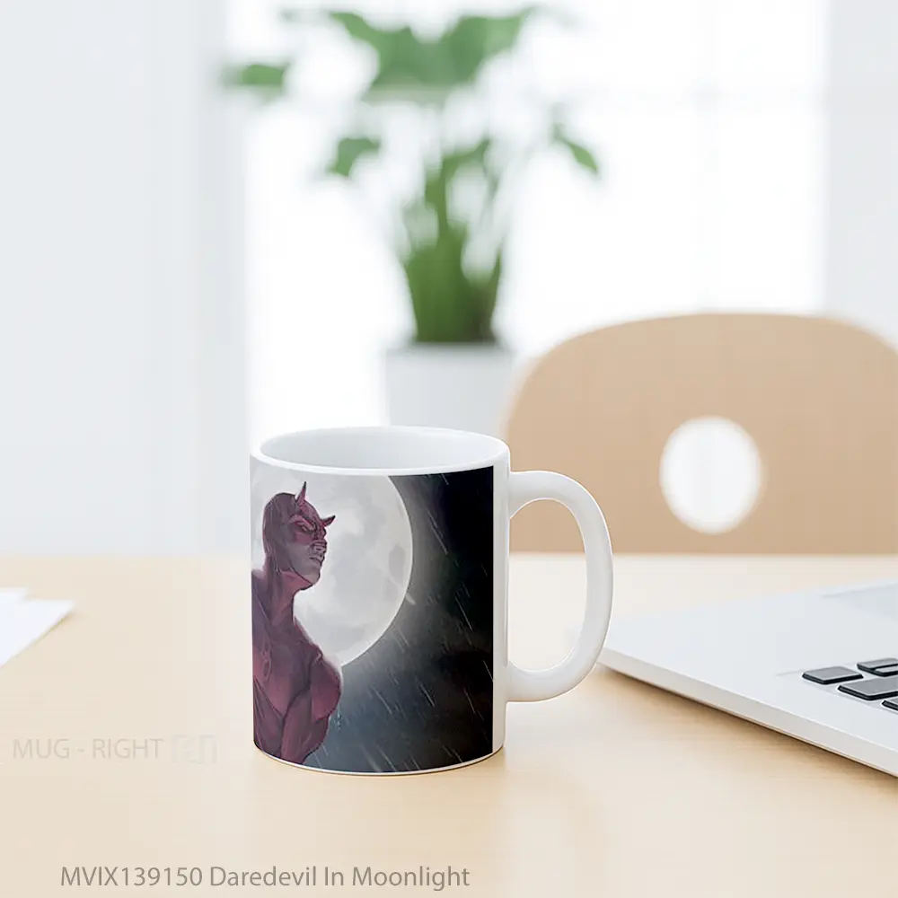 Mug Daredevil In Moonlight Gelas Superhero - All-side / Desain