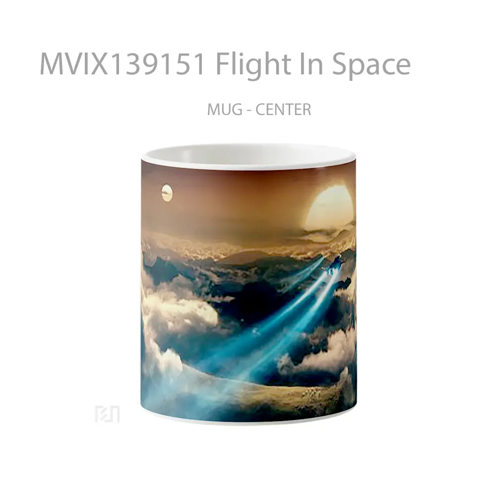 Mug Flight In Space Gelas Astronomi