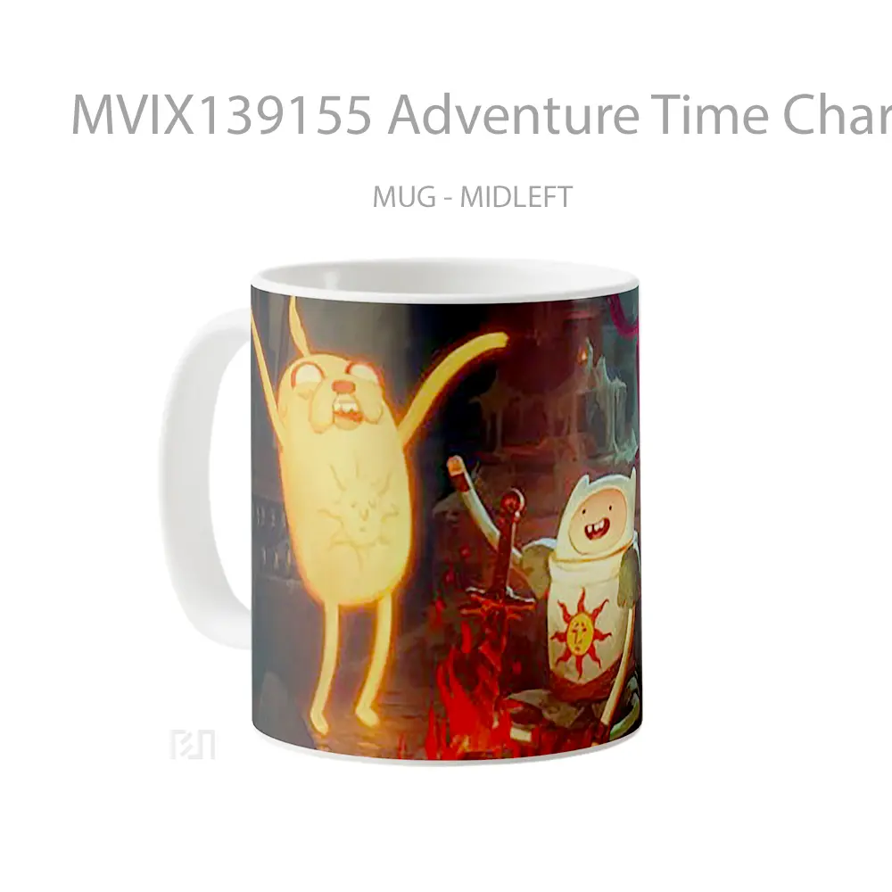 Mug Adventure Time Characters Gelas Kartun - All-side / Desain