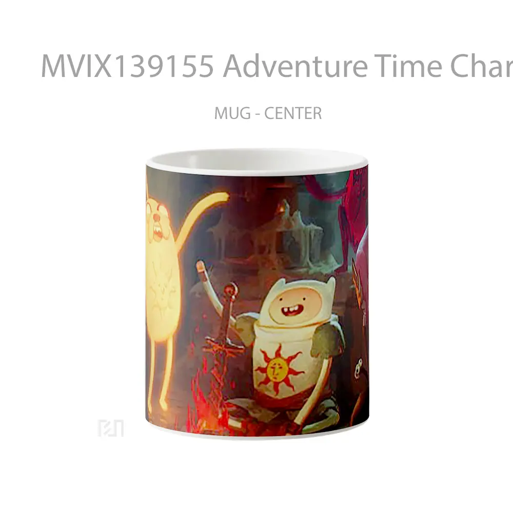 Mug Adventure Time Characters Gelas Kartun