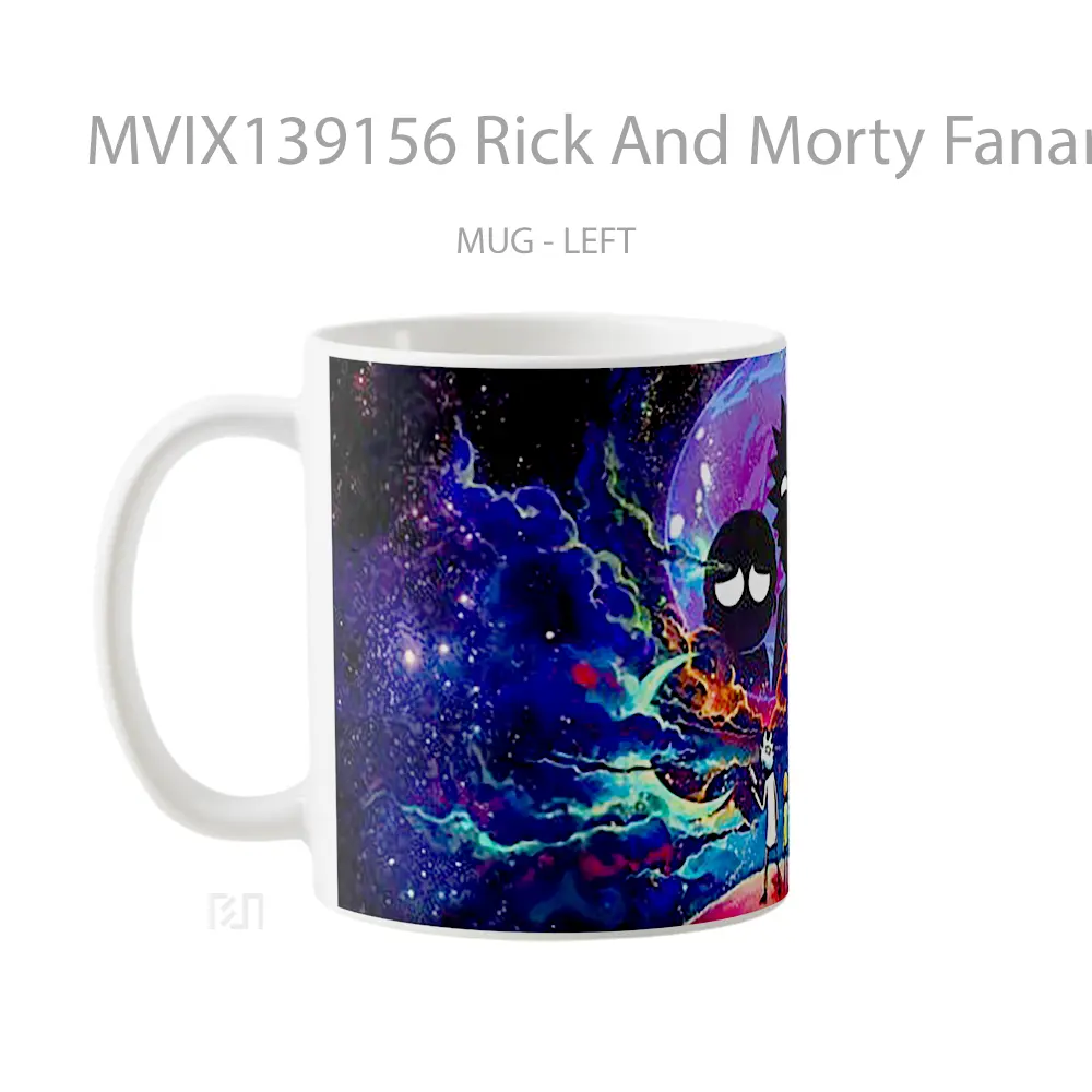 Mug Rick And Morty Fanart 2020 Gelas Kartun - All-side / Desain