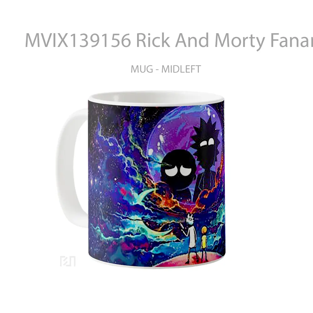 Mug Rick And Morty Fanart 2020 Gelas Kartun - All-side / Desain