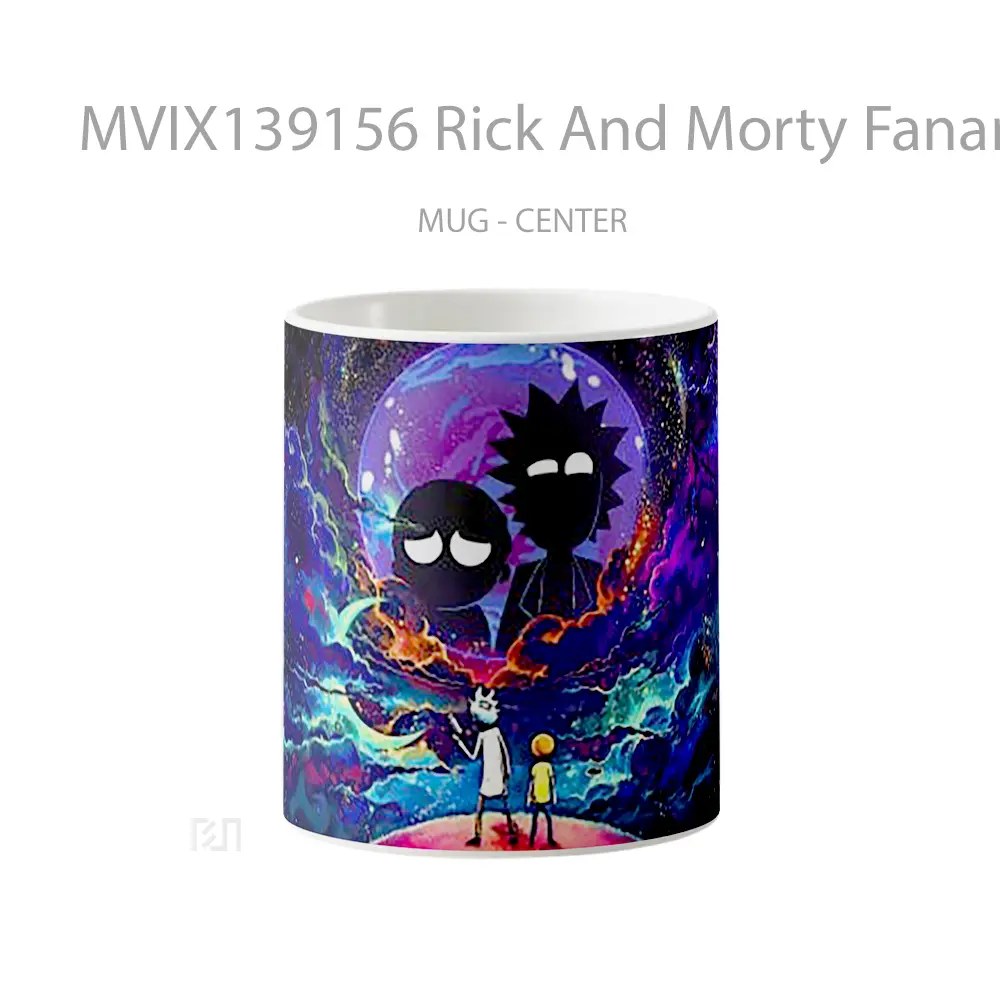 Mug Rick And Morty Fanart 2020 Gelas Kartun
