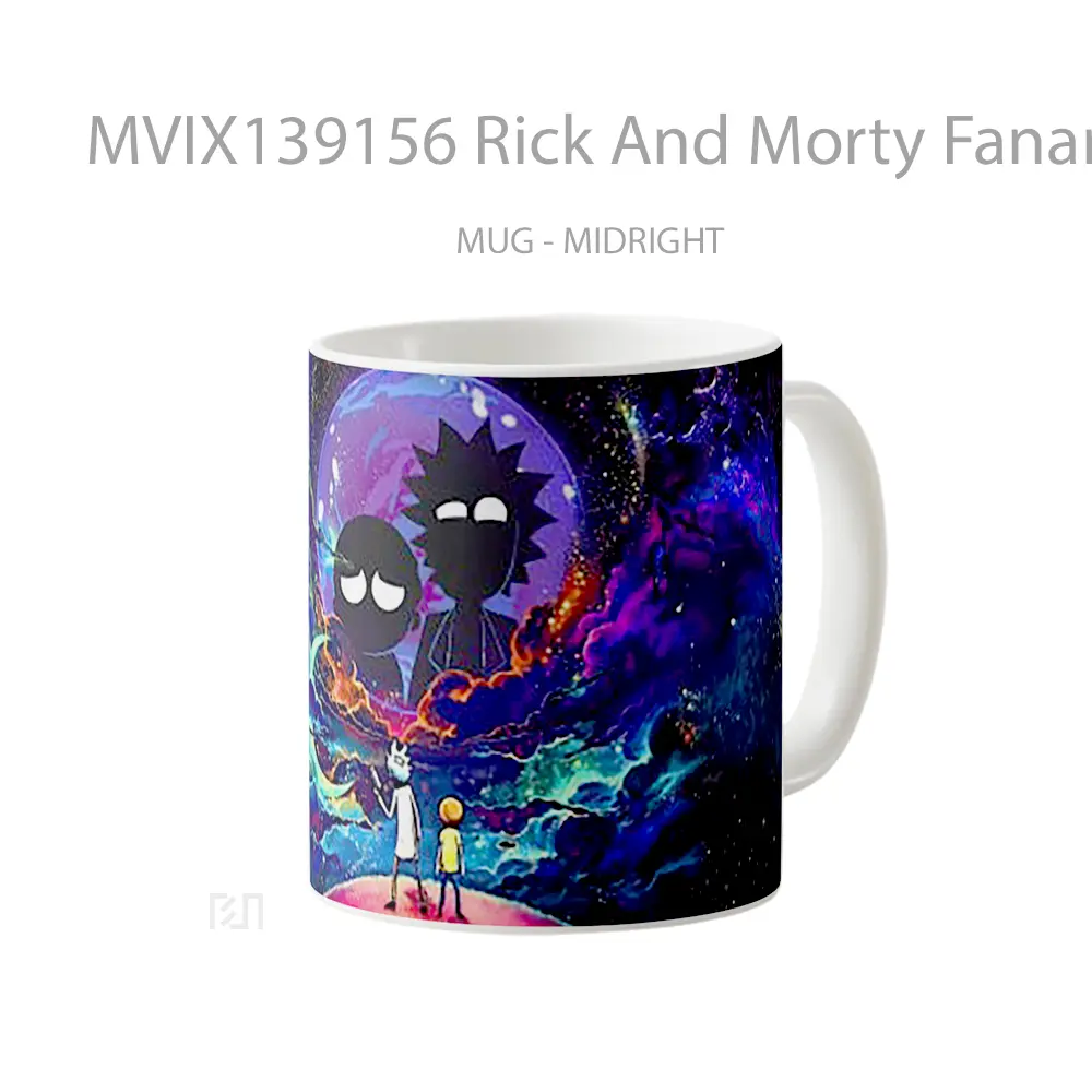 Mug Rick And Morty Fanart 2020 Gelas Kartun - All-side / Desain