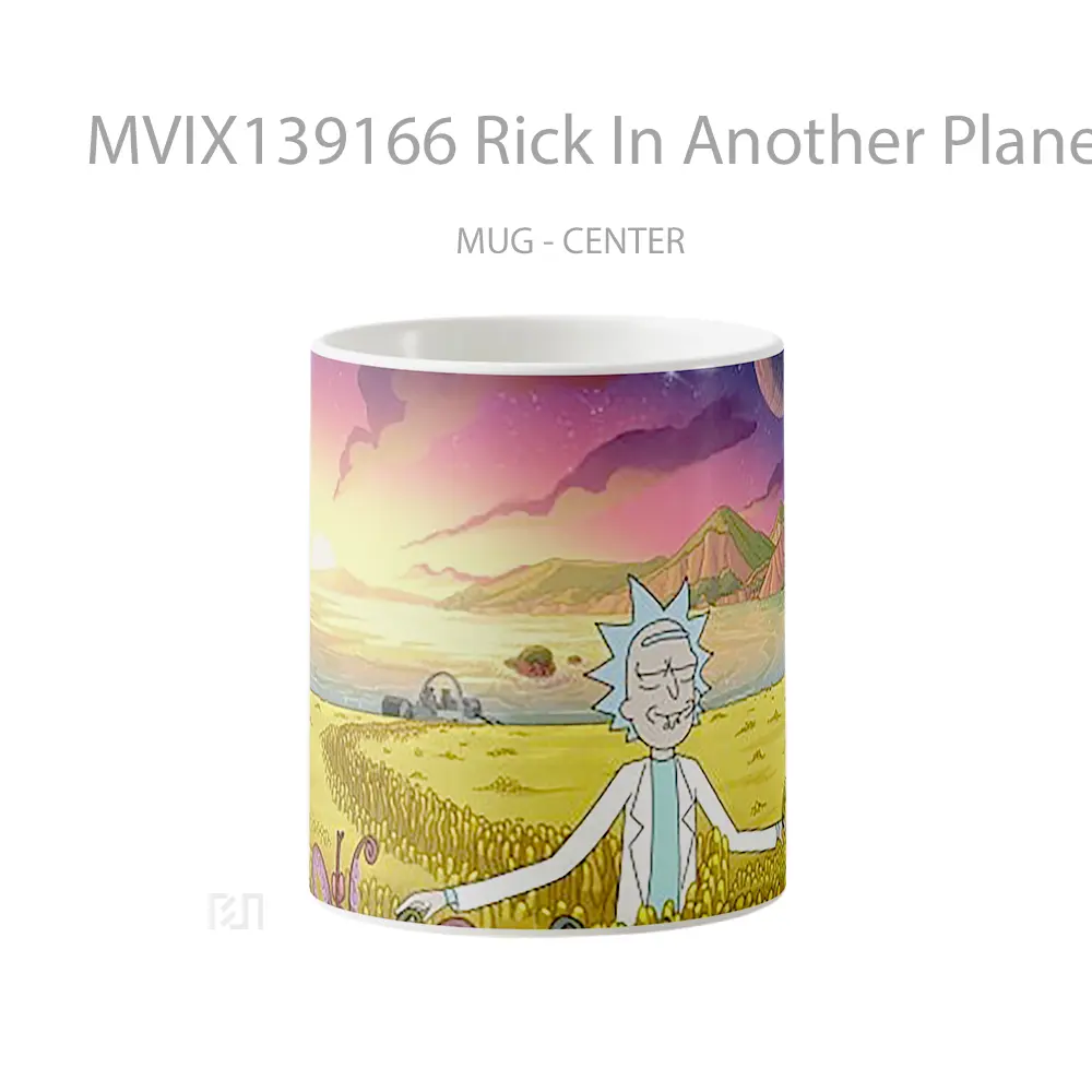 Mug Rick In Another Planet Gelas Astronomi