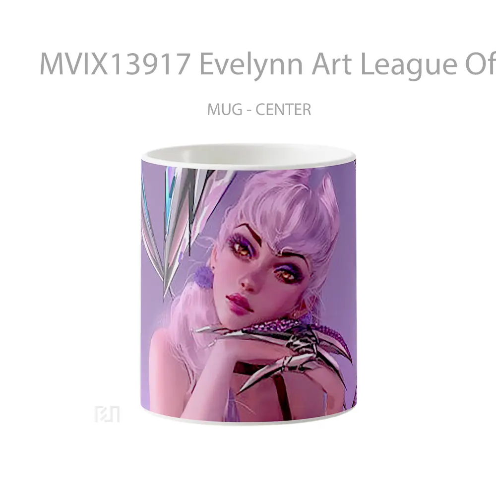 Mug Evelynn Art League Of Legends Cangkir Gamer