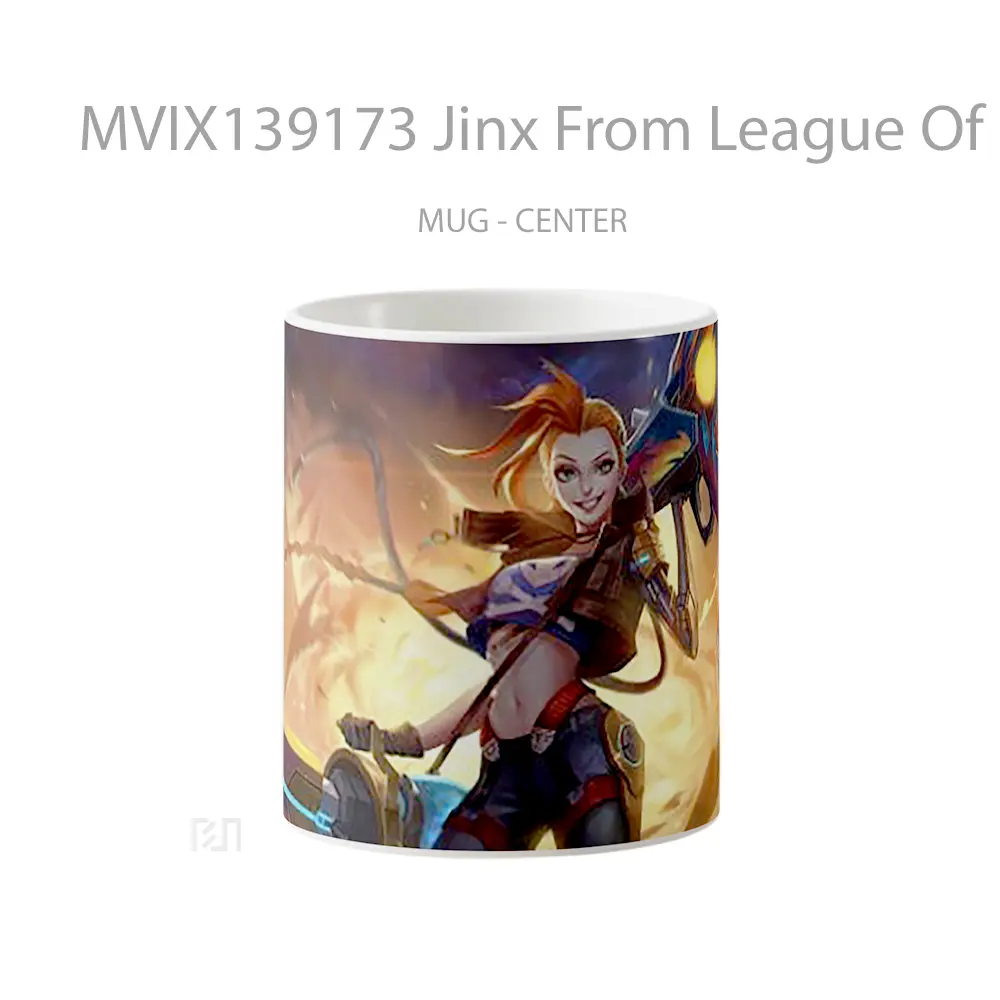 Mug Jinx From League Of Legends V5 Cangkir Gamer