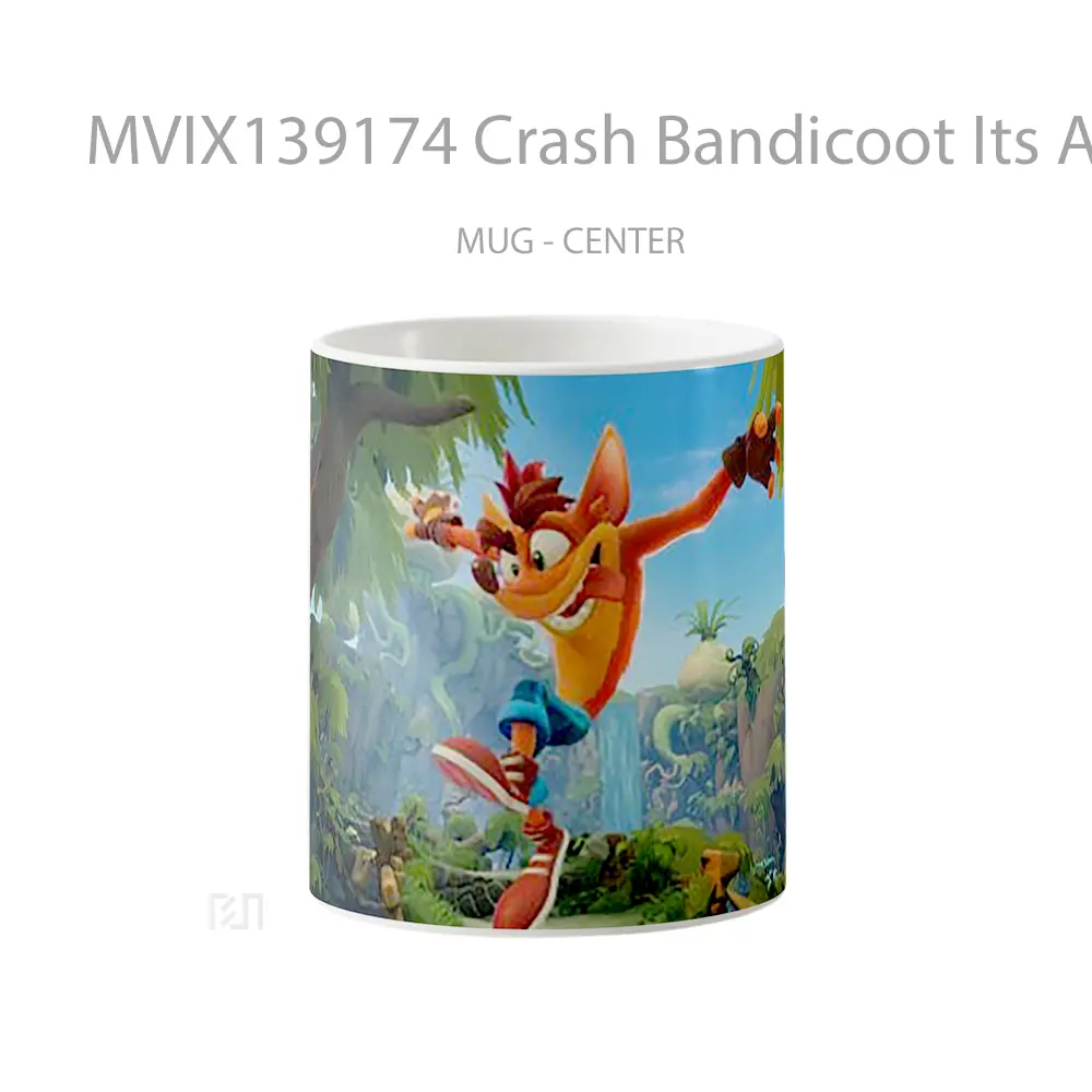 Mug Crash Bandicoot Its About Time Gelas Keramik Unik