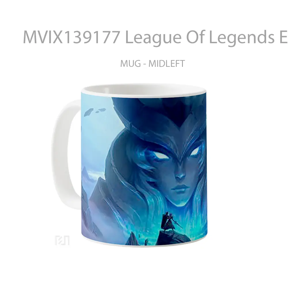 Mug League Of Legends Eternals Key Cangkir Gamer - All-side / Desain