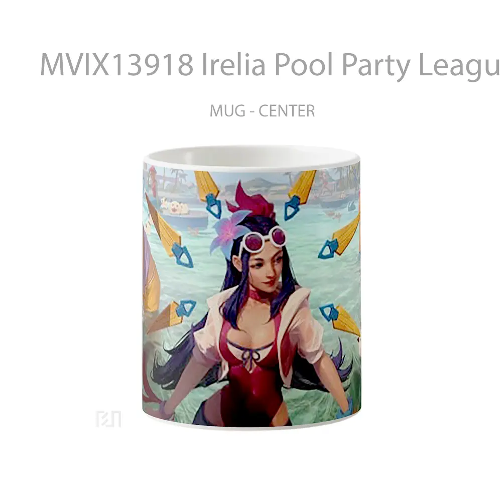 Mug Irelia Pool Party League Of Legends Cangkir Gamer