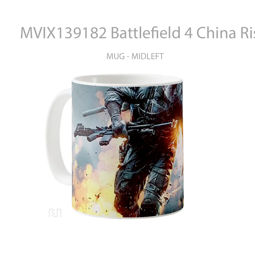 Mug Battlefield 4 China Rising Gelas Keramik Unik - All-side / Desain