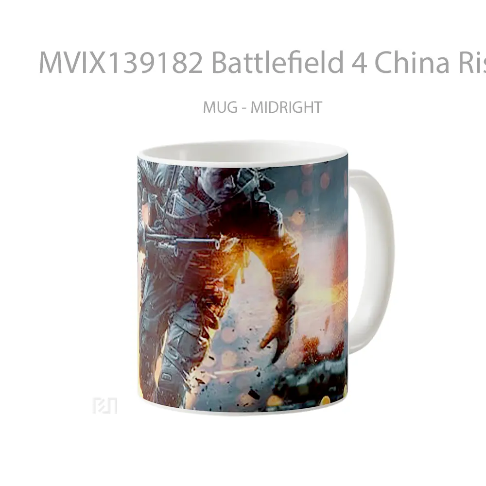 Mug Battlefield 4 China Rising Gelas Keramik Unik - All-side / Desain