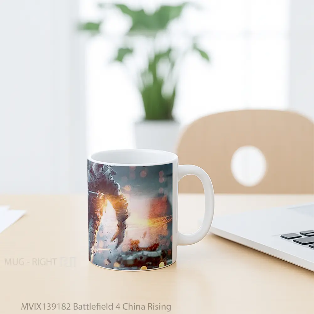 Mug Battlefield 4 China Rising Gelas Keramik Unik - All-side / Desain