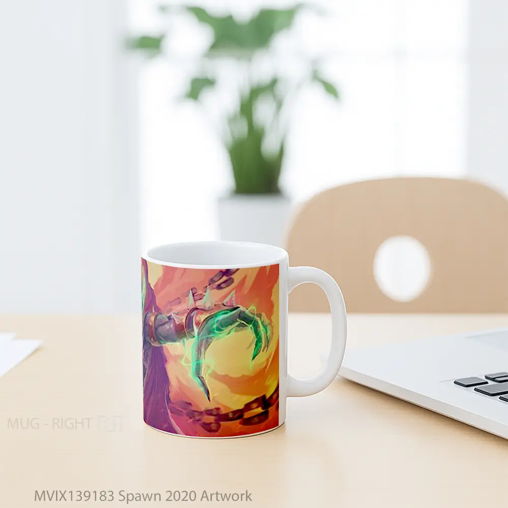 Mug Spawn 2020 Artwork Gelas Seni Modern - All-side / Desain