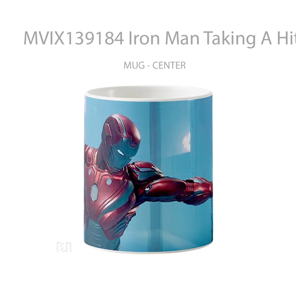 Mug Iron Man Taking A Hit Gelas Superhero
