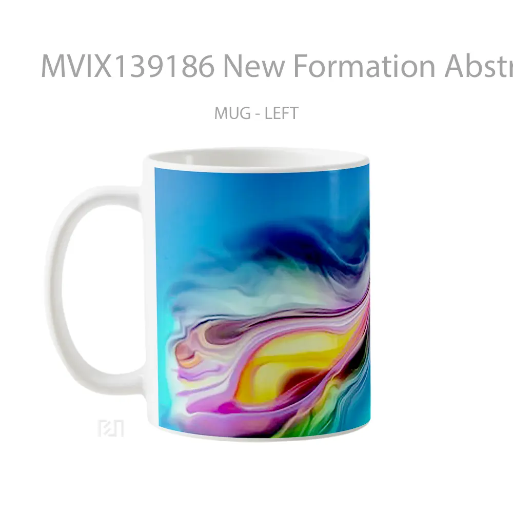 Mug New Formation Abstract Gelas Seni Modern - All-side / Desain