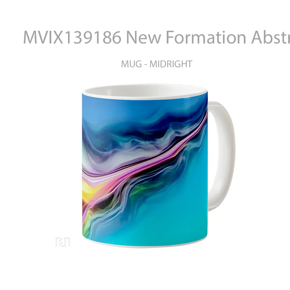 Mug New Formation Abstract Gelas Seni Modern - All-side / Desain