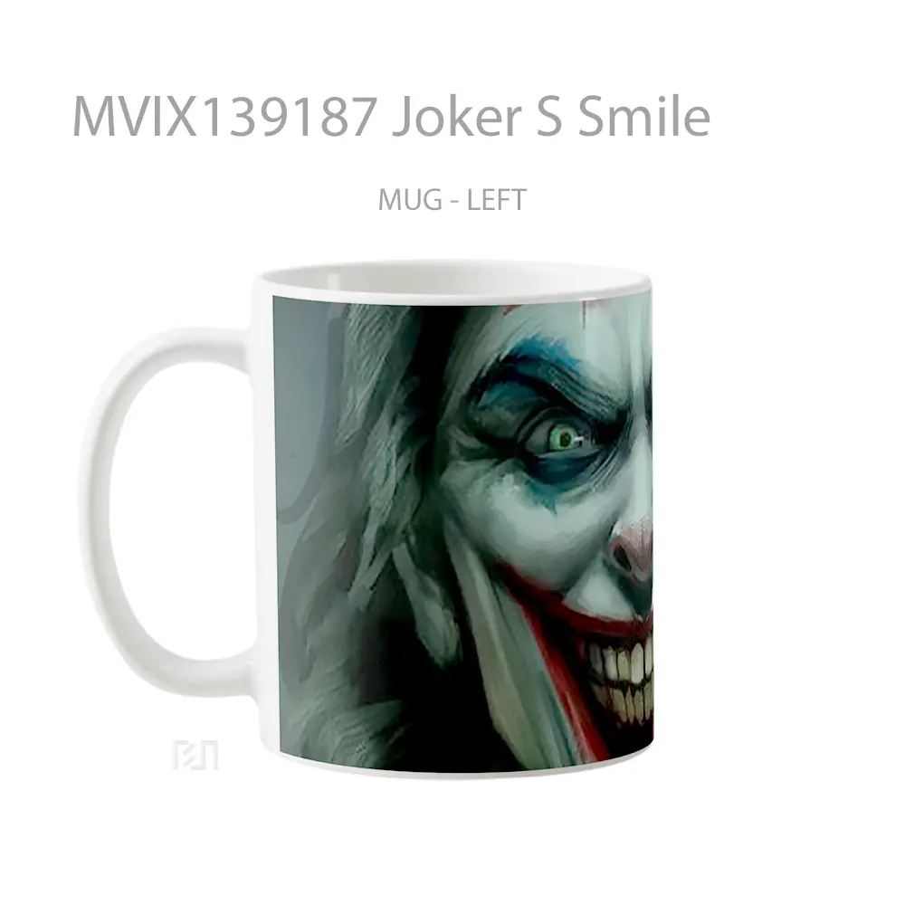 Mug Joker S Smile Gelas Superhero - All-side / Desain