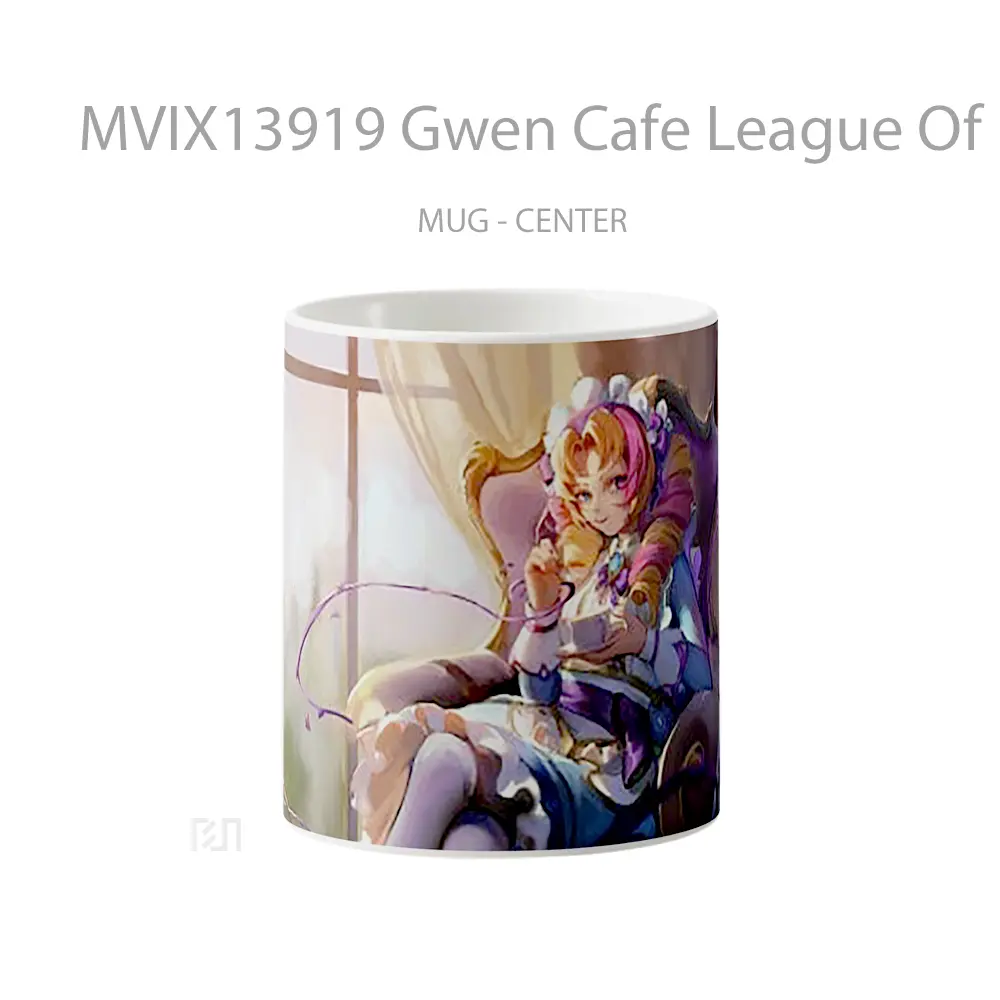 Mug Gwen Cafe League Of Legends Cangkir Gamer