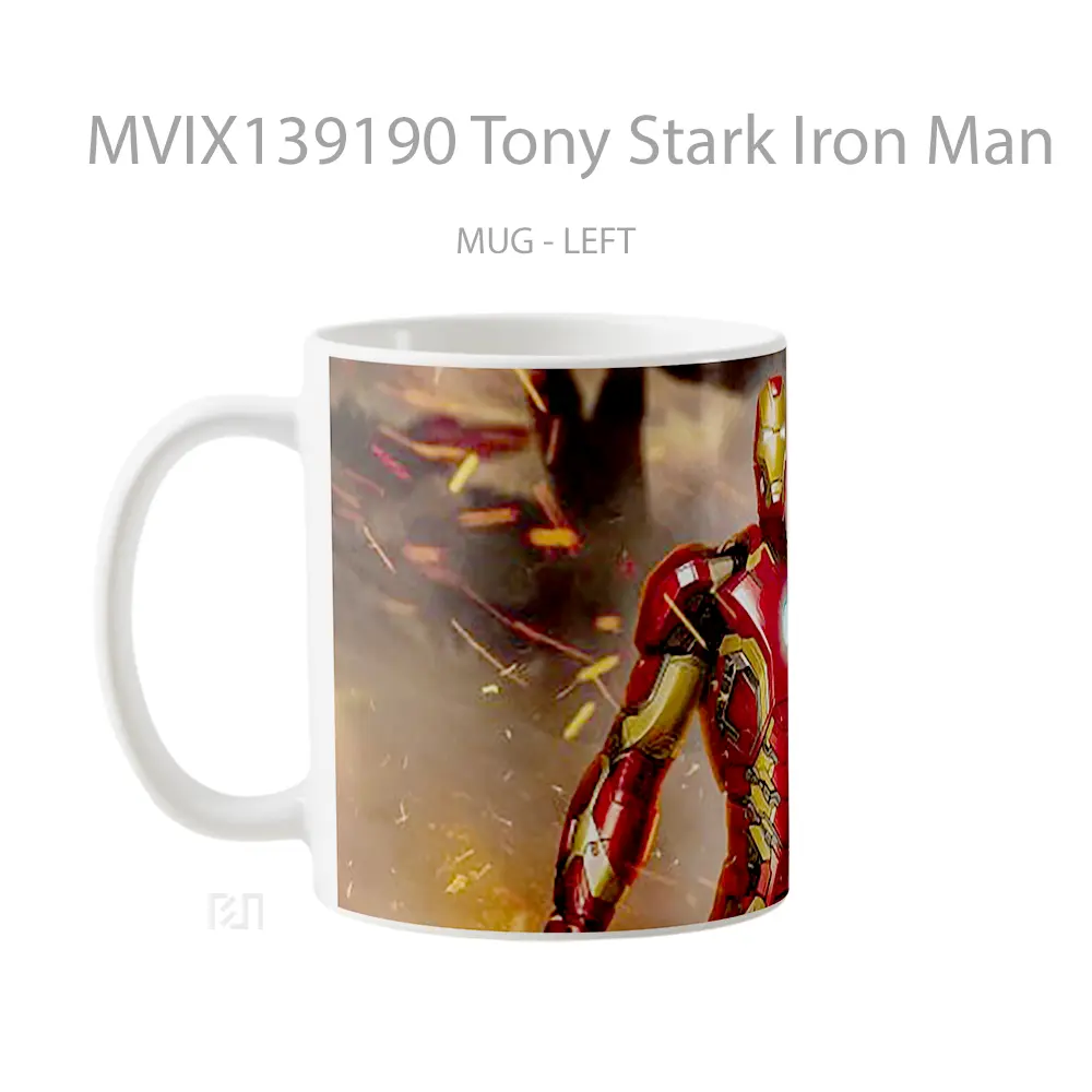 Mug Tony Stark Iron Man Gelas Superhero - All-side / Desain